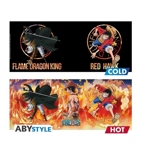 Hrnček Abysse One Piece - Luffy & Sabo, meniteľný hrnček