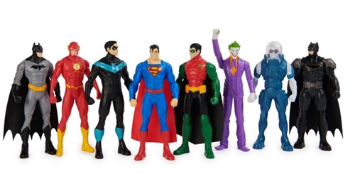 8-dielna sada figúrok - Batman: Spin Master DC