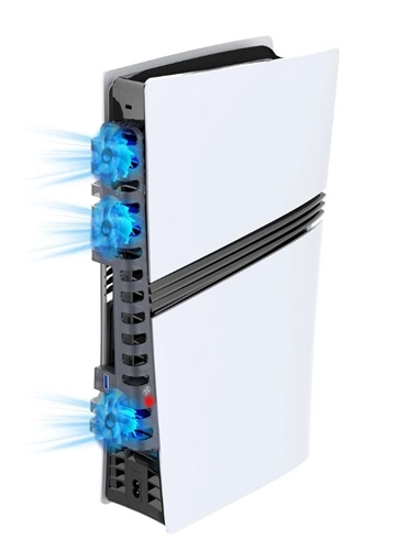 iPega P5R002 prídavné chladenie pre PS5 Pro/Slim priehľadné