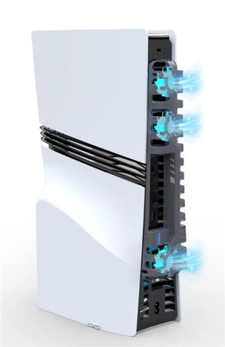 iPega P5R002 prídavné chladenie pre PS5 Pro/Slim priehľadné