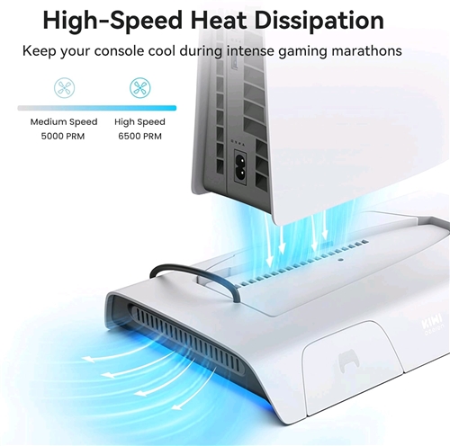 Kiwi Design D3 Cooling Station for PlayStation 5 Slim (PS5)