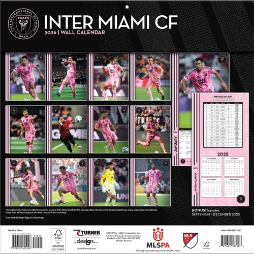Kalendár 2026 - Futbal: Inter Miami