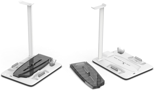 DLX+ LED Multi Function Charger Tower standard - Grey (PS5)