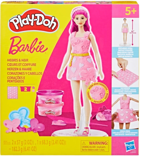 HASBRO - Play-Doh Barbie vlasy a srdce kreatívna sada