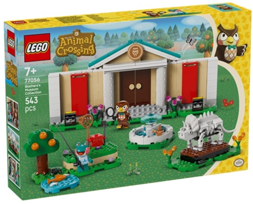 LEGO® Animal Crossing™ 77056 Blathers a jeho múzejná zbierka