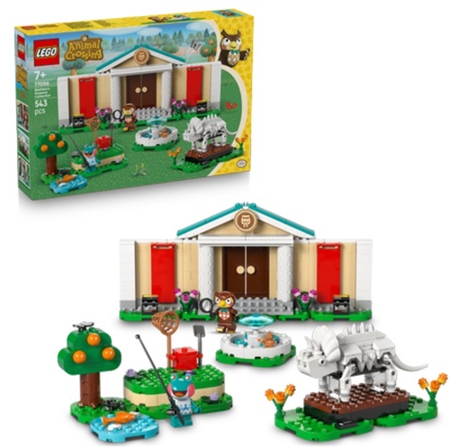 LEGO® Animal Crossing™ 77056 Blathers a jeho múzejná zbierka