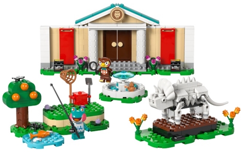 LEGO® Animal Crossing™ 77056 Blathers a jeho múzejná zbierka