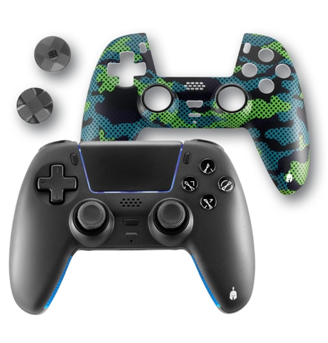 Spartan Gear - Sarissa Wireless Controller (BLACK) (PS4/PS5/PC/SWITCH) + 1x náhradný kryt