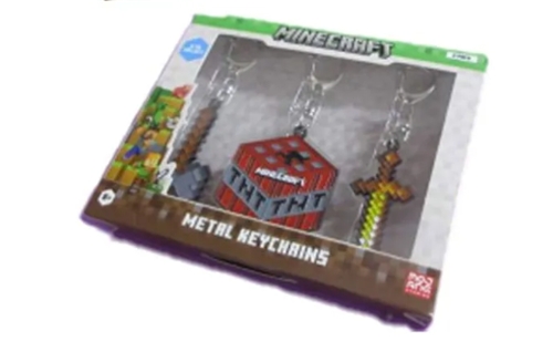 Prívesok na kľúče Minecraft set 3ks