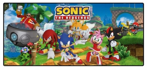 Sonic The Hedgedog (postavy) - Podložka na stôl XL (80 x 36 cm)