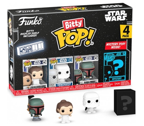 Funko Bitty Pop! 4-balenie: Star Wars - Vinylové figúrky Leia