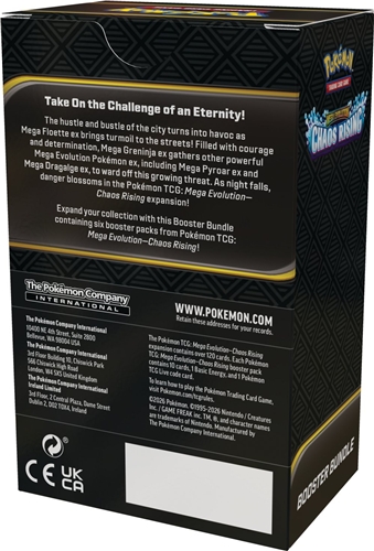 Pokémon TCG: ME04 Chaos Rising - Booster Bundle