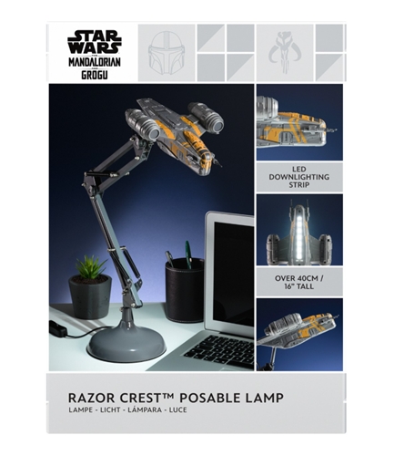  Paladone: Star Wars: Mandalorian - Polohovací stolní lampa - Razor Crest