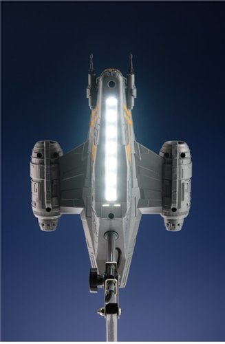  Paladone: Star Wars: Mandalorian - Polohovací stolní lampa - Razor Crest
