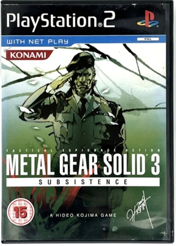Metal Gear Solid 3 Subsistence (PS2) (BAZAR)