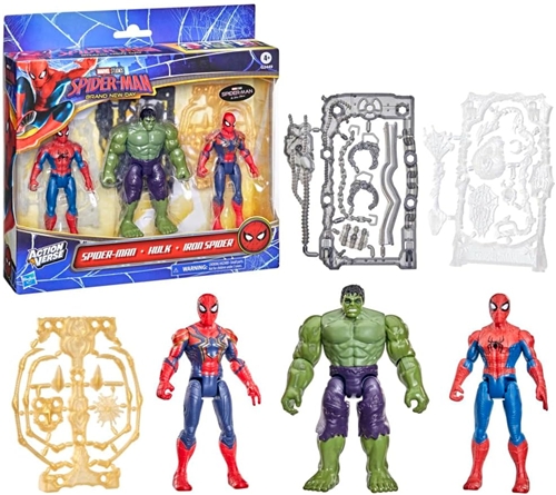 Hasbro Marvel: Spider-Man - Brand New Day - Spider-Man, Hulk & Iron Spider Figures