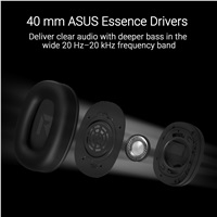  ASUS TUF Gaming H1 GEN II headphones, wired, black (ZĽAVA)