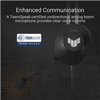  ASUS TUF Gaming H1 GEN II headphones, wired, black (ZĽAVA)