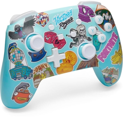 PowerA - Enhanced Wireless Controller - Fortnite Sticker Mania (SWITCH, SWITCH 2)