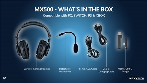 MX500 Wireless Gaming Headset