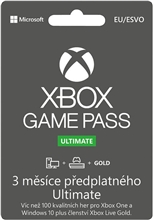 Microsoft Xbox Game Pass Ultimate 3 měsíce (PC,X1,XSX)
